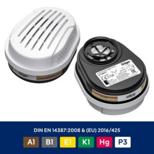 Filtropochłaniacz bagnetowy Drager X-plore A1B1E1K1 Hg P3 R D
